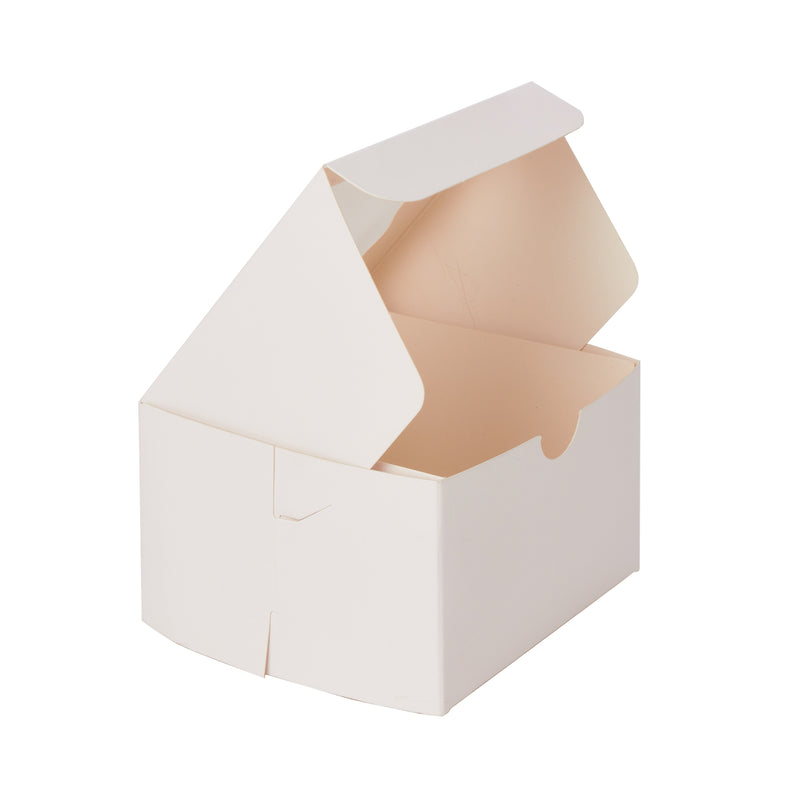 Pastry Boxes with Window | 50 Pack - White - Events and Crafts-Dulcet Delights
