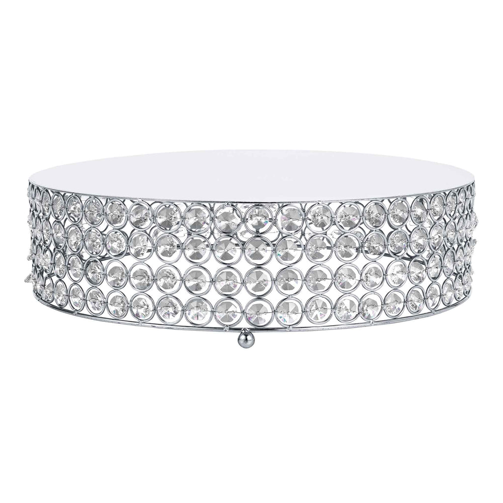 Crystal Cake Stand 13.75" - Events and Crafts-Events and Crafts