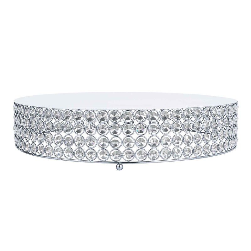 Crystal Cake Stand 18" - Events and Crafts-Events and Crafts