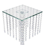 Square Crystal Centerpiece - Events and Crafts-Events and Crafts