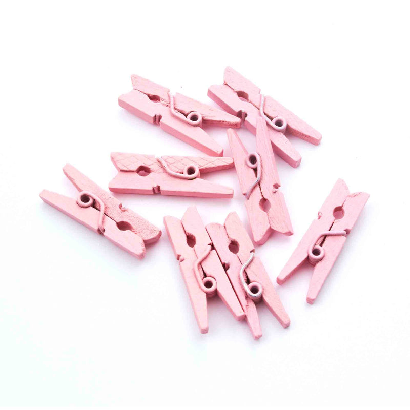 Events and Crafts  Mini Clothespins - Pink