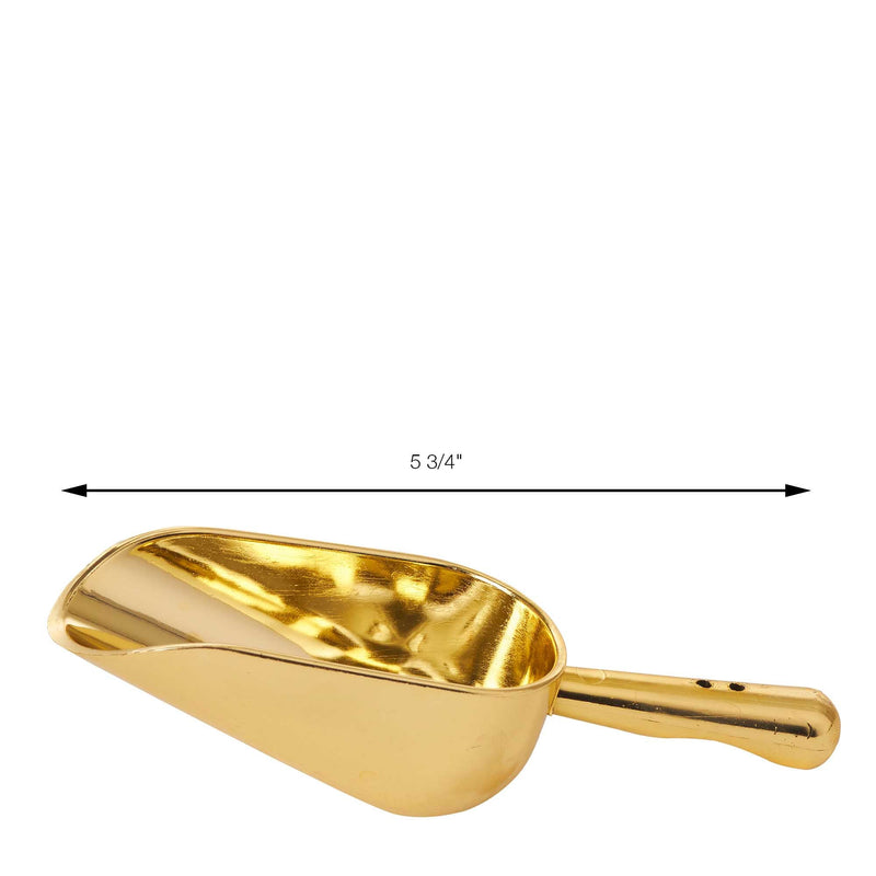 Plastic Candy Scoop Gold