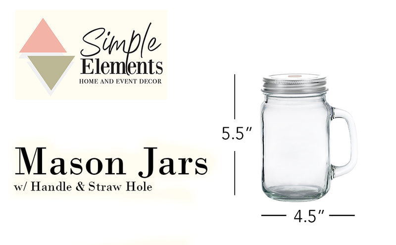 Mason Jars With Handles