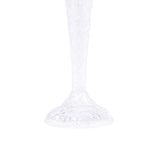 Plastic Filigree Champagne Flutes - Clear - Events and Crafts-DecorFest