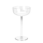 Plastic Large Wine Glass Centerpiece - Clear - Events and Crafts-DecorFest