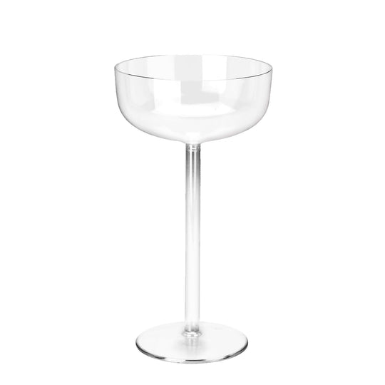 Plastic Large Wine Glass Centerpiece - Clear