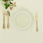 24 Pc. Plastic Vintage Style Cutlery Combo - Gold