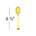 Plastic Premium Cutlery Set - 100 Pcs - Gold - Events and Crafts-DecorFest