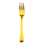 Plastic Premium Forks Set - 50 Pcs - Gold - Events and Crafts-DecorFest