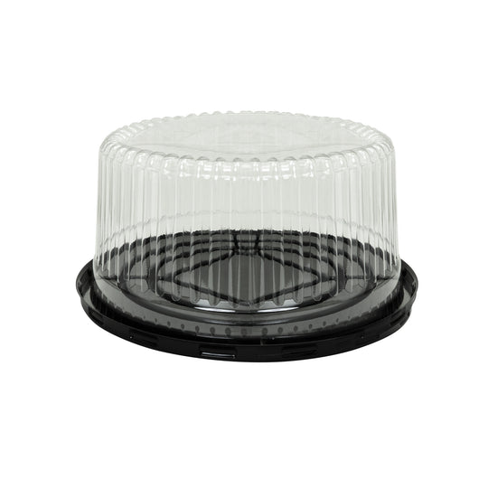 Round Cake Display Container with Clear Dome Lid - 10"