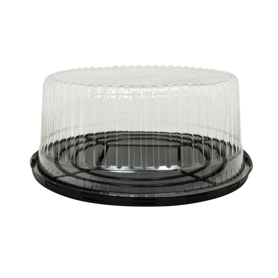 Round Cake Display Container with Clear Dome Lid - 12"