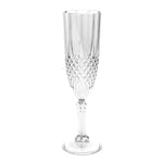 Premium Plastic Champagne Flutes 8pc/pack- Clear - Events and Crafts-DecorFest