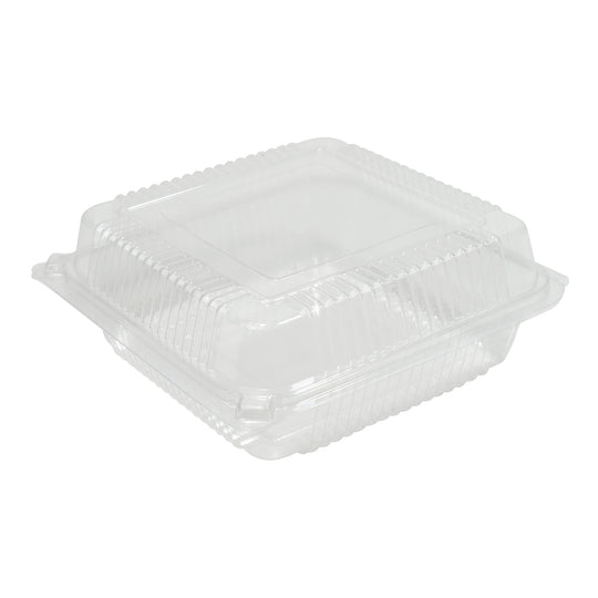 Plastic Hinged Container 60pc/bag - Clear