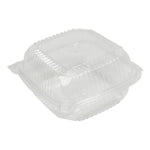Plastic Hinged Container 125pc/bag - Clear - Events and Crafts-Dulcet Delights