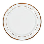Disposable Deluxe Plate Set 10½" 40pc/pack - Rose Gold - Events and Crafts-DecorFest