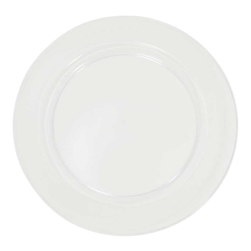 Disposable Plate Set 10½" 40pc/pack - Clear - Events and Crafts-DecorFest