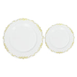 Disposable Deluxe Embossed Plate Set 40pc/set - Gold - Events and Crafts-DecorFest
