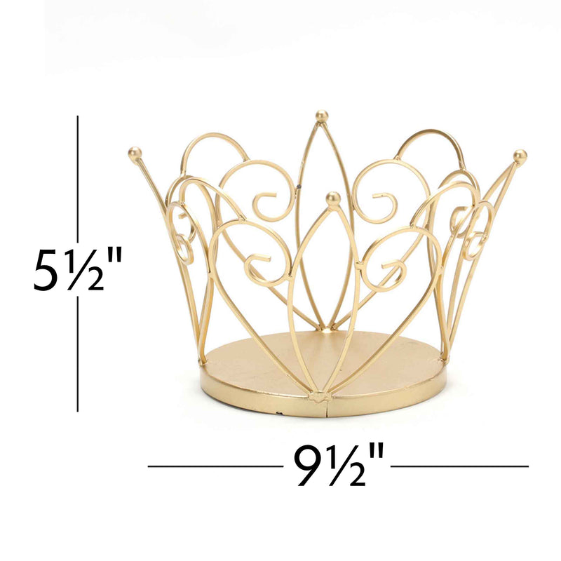 Metal Crown Decor - Events and Crafts-Simply Elegant