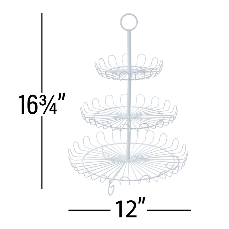 3 Layer Round Wire Treat Stand - Events and Crafts-Dulcet Delights