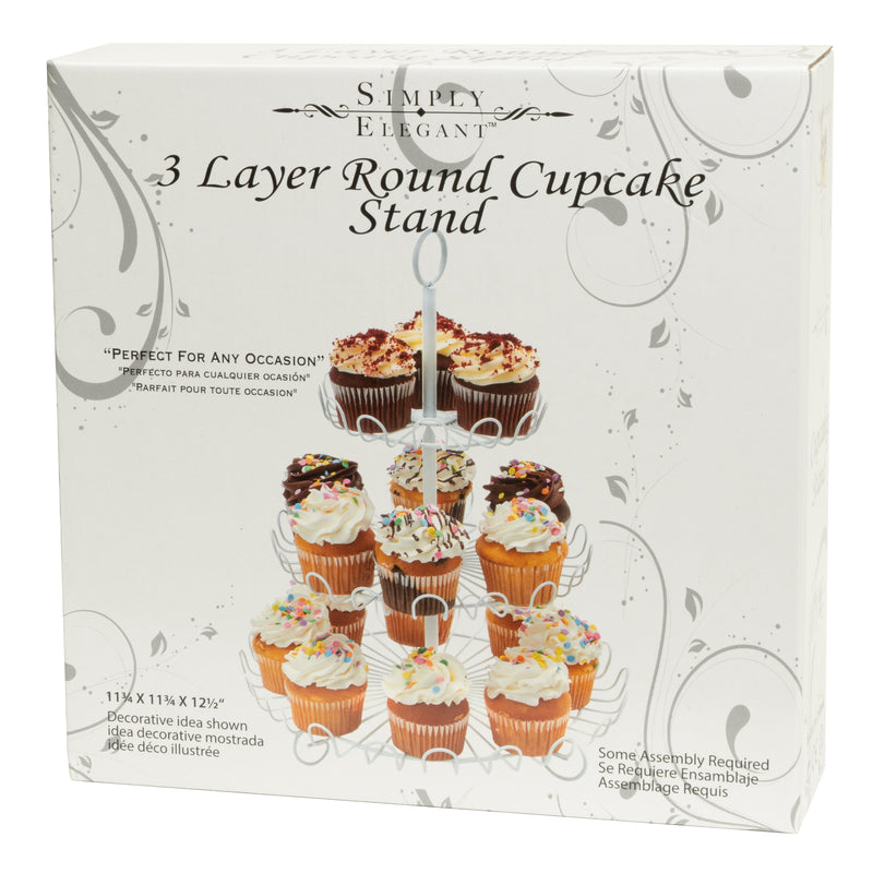 3 Layer Round Wire Treat Stand - Events and Crafts-Dulcet Delights