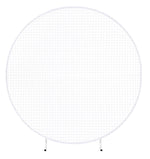 Round Mesh Arch - White - Events and Crafts-AestheTech