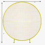 Round Mesh Arch - Gold - Events and Crafts-AestheTech