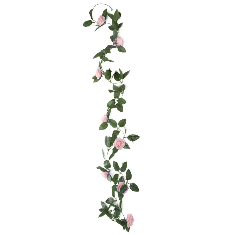 Artificial Rose Garland - Blush - Events and Crafts-Elite Floral