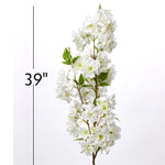 Faux Dogwood Branch-White - Events and Crafts-Elite Floral