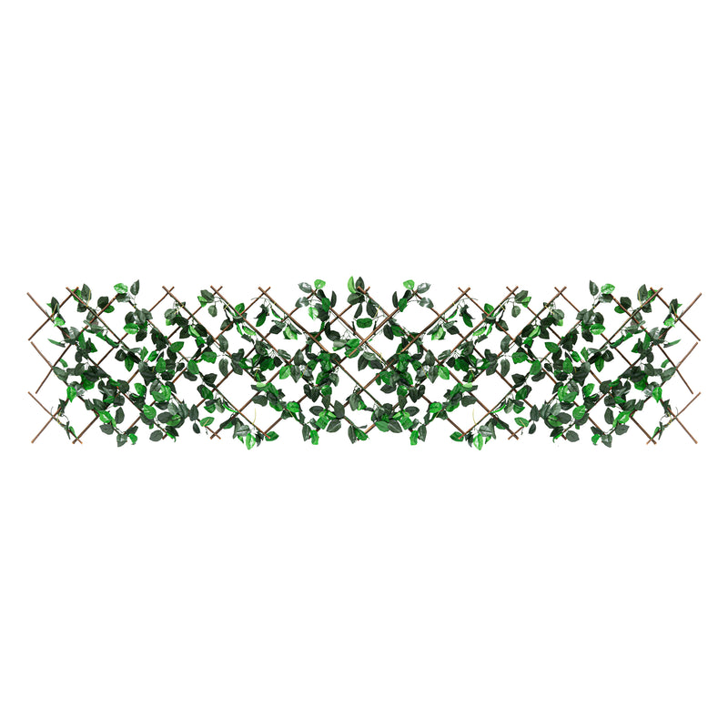 Expandable Ivy Lattice Fence - 6 Feet 10 Inches