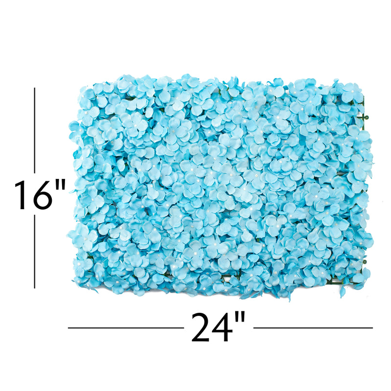 Artificial Hydrangea Mat - Blue - Events and Crafts-AestheTech