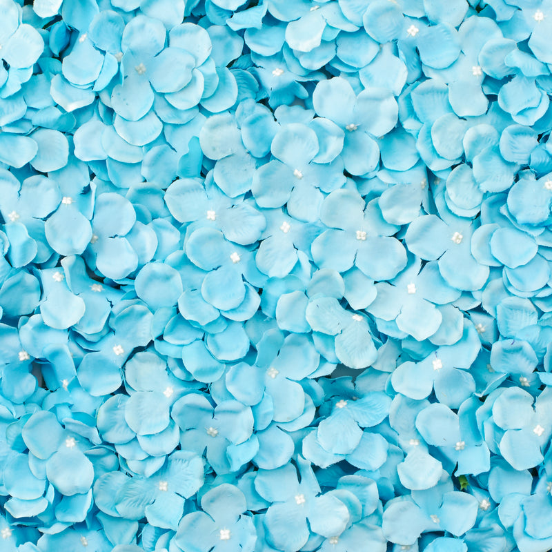 Artificial Hydrangea Mat - Blue - Events and Crafts-AestheTech