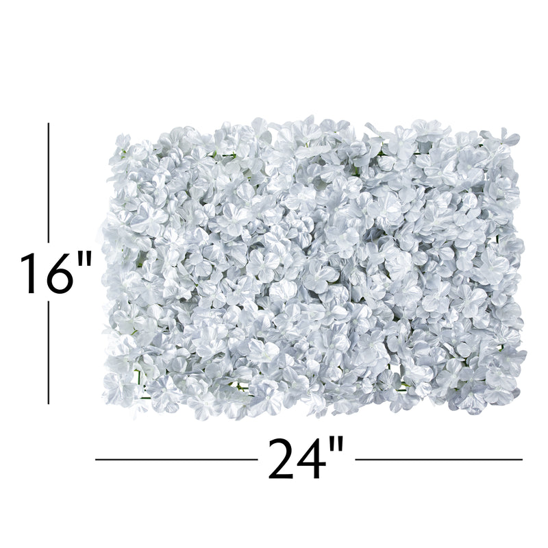 Artificial Hydrangea Mat - Silver - Events and Crafts-AestheTech