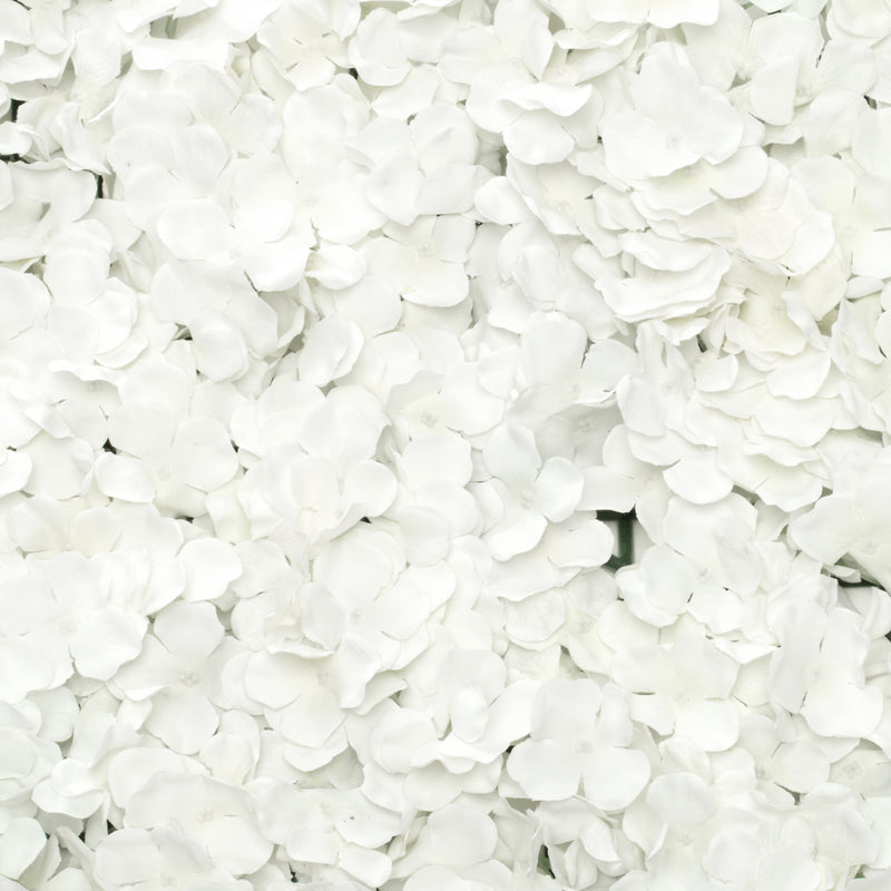 Artificial Hydrangea Mat - White - Events and Crafts-AestheTech