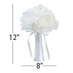 Foam Bouquet with Pearls-White - Events and Crafts-Elite Floral