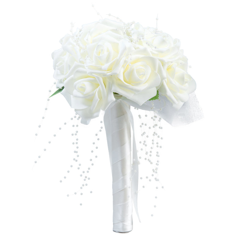 Foam Bouquet-Ivory - Events and Crafts-Elite Floral