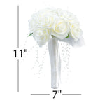 Foam Bouquet-Ivory - Events and Crafts-Elite Floral