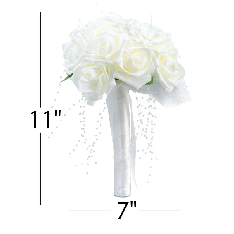 Foam Bouquet-Ivory - Events and Crafts-Elite Floral