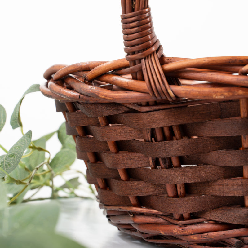 Round Basket Set-Brown - Events and Crafts-Simple Elements