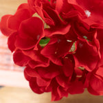 Economy Hydrangea Stem - Red - Events and Crafts-Elite Floral