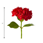 Economy Hydrangea Stem - Red - Events and Crafts-Elite Floral