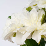 Artificial Dahlia Bundle-White - Events and Crafts-Elite Floral