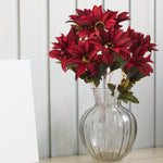 Artificial African Daisy Spray - Burgundy - Events and Crafts-Elite Floral