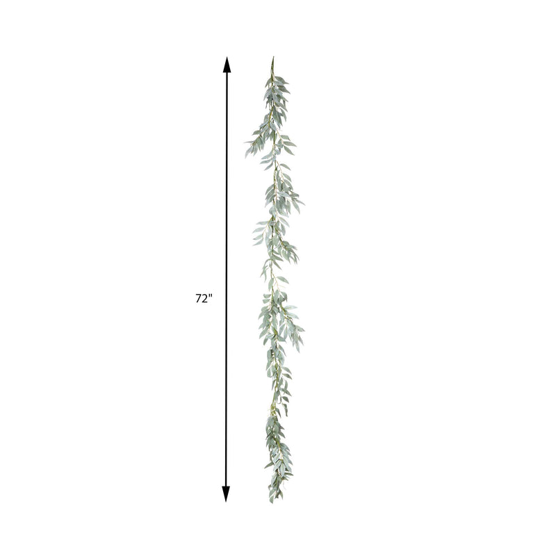 Artificial Weeping Willow Garland - Forest Green - Events and Crafts-Elite Floral