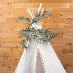 Artificial Weeping Willow Garland - Forest Green - Events and Crafts-Elite Floral