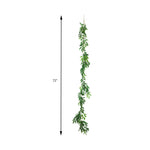 Artificial Weeping Willow Garland - Green - Events and Crafts-Elite Floral