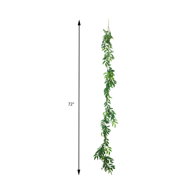 Artificial Weeping Willow Garland - Green - Events and Crafts-Elite Floral