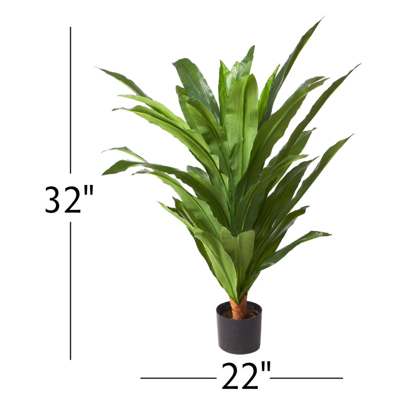 Artificial Potted Dracaena Fragrans Plant - Events and Crafts-Simple Elements