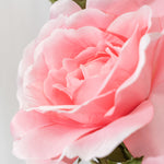 Artificial Jumbo Rose Garland-Pink - Events and Crafts-Elite Floral