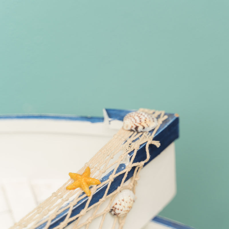 Decorative Wooden Boat 2 Piece Set