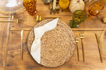 Braided Rattan Placemat - 14.5" - Singles